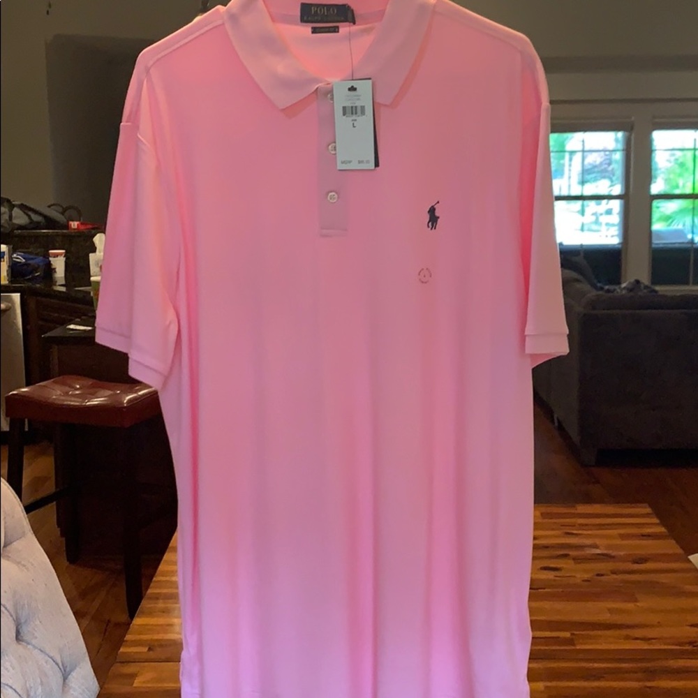 Pink Collared polo shirt